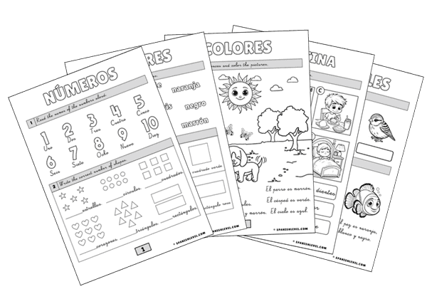 Spanish Worksheets for Beginners 1