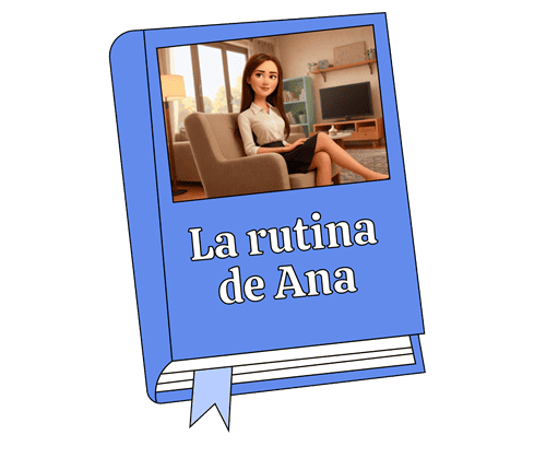 La rutina de Ana - Story in Spanish