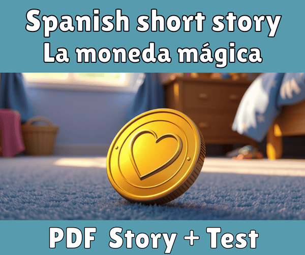 [PDF] Spanish story for beginners La moneda mágica
