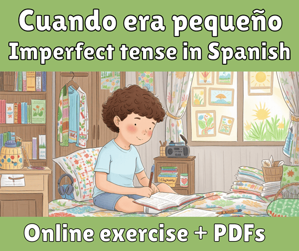 Cuando era pequeño - Online exercise about the Imperfect tense in Spanish