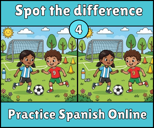 Spot The Difference 4 - Spanish Game
