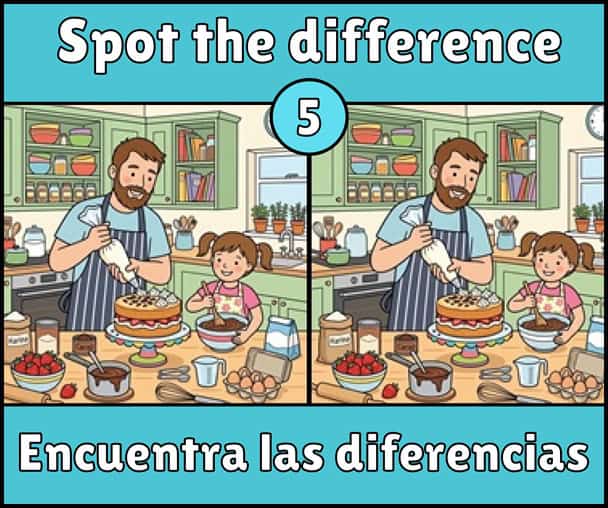 Spot The Difference 5 - Spanish Game