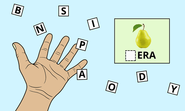 Falling Letters 1 Spanish Spelling Game